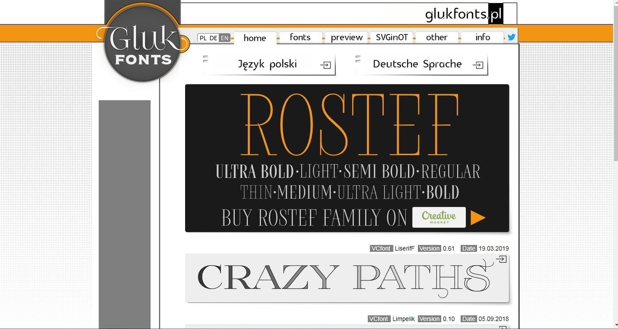Glukfonts