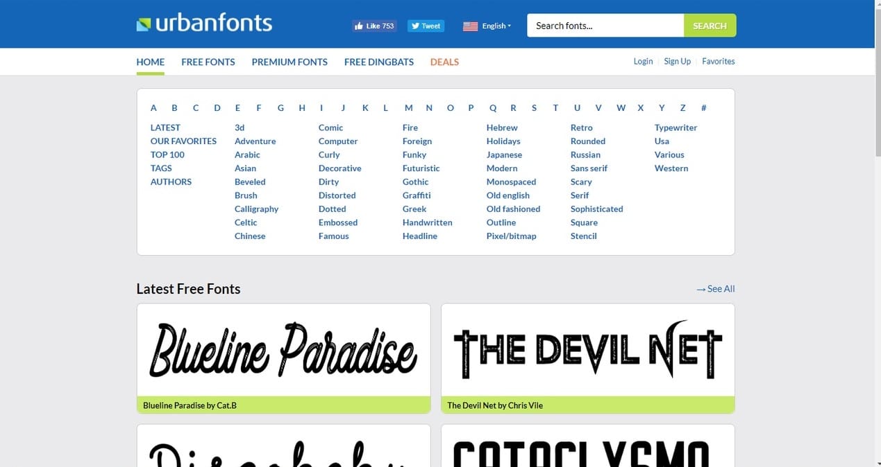 UrbanFonts